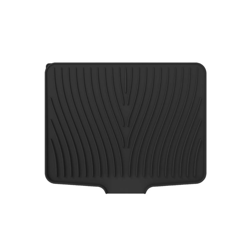 Silicone Draining Mats with Slope Design for Quickly Water Drainage Heat Resistant to 230C Nonslip Base for Dishes
