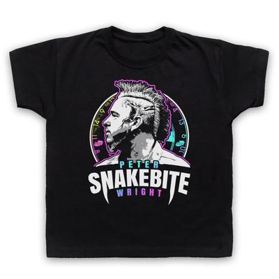 Peter Wright Snake Tattoo Darts Tribute Bite Champion Kids Childs T-Shirt