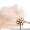 Feather Headband 1920s Headpiece Headwrap Head Chain Hair Accessories Headwear for Stage