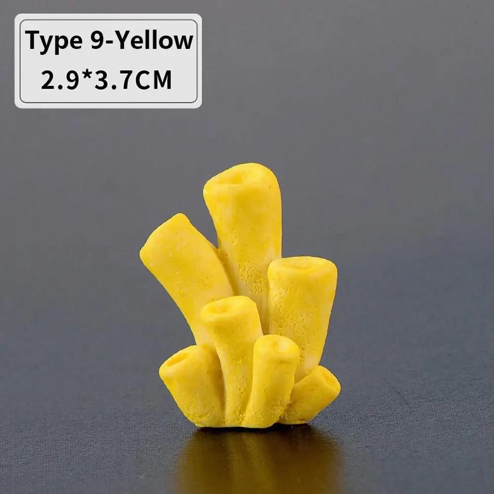 Aquarium Artificial Coral Landscape Ornaments Garden Fish Tank Decor Resin Reef Rock Making Simulation Starfish DIY Background