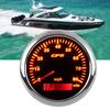 GPS Speedometer 85mm3.35in Odograph 80MPHH Stainless Steel Universal for Cars Engines BoatsBlack