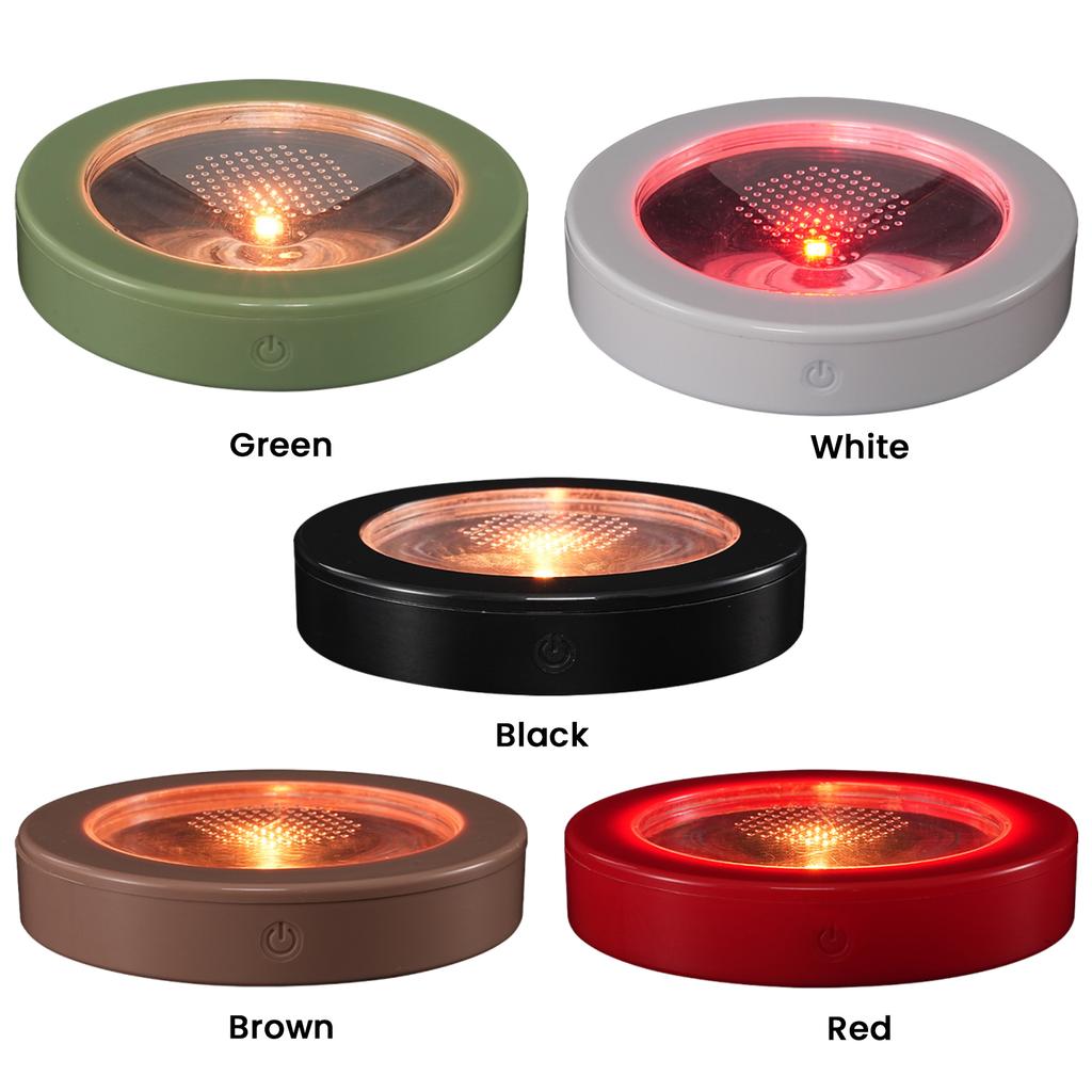 Glowing Drink for Coaster Multi-Purpose Light Up Coasters Base Luminous Mat Cup Holder for Bars/Restaurants/Beer/Weddings/Clubs