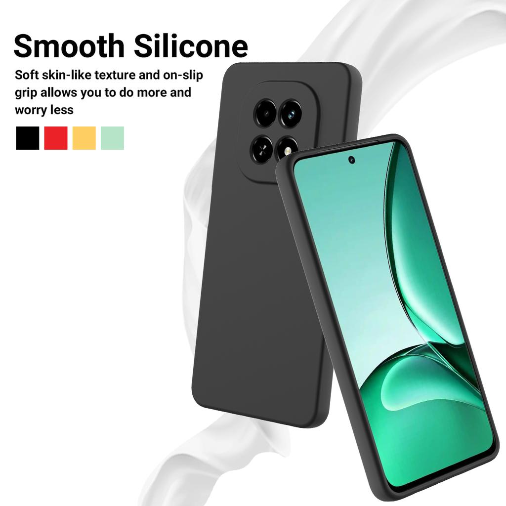 For Realme C63 5G/V60 5G Case Liquid Silicone Anti-Scratch Phone Cover with Hand Strap