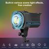 PULUZ 220V 120W Studio Video Light Dual Color Temperature Built-in Dissipate Heat System with Remote Control
