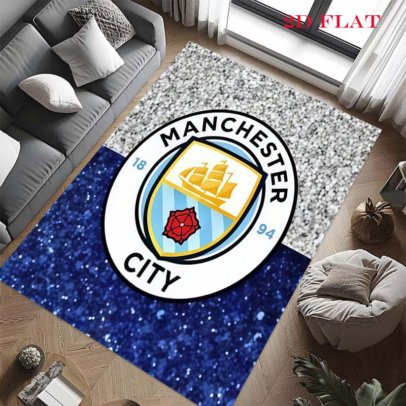 Elite MCFC Selectie Tapijt Vloerkleed voor Woonkamer Slaapkamer Huis Bank Decoratie, Kinderen spelen Antislip Vloermat