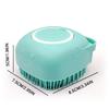 Silicone Dog Bath and Massage Glove Brush, Pet Cat Bathroom Cleaning Tool Comb, Dog Brush, Pour Shampoo, Dog Grooming Supplies