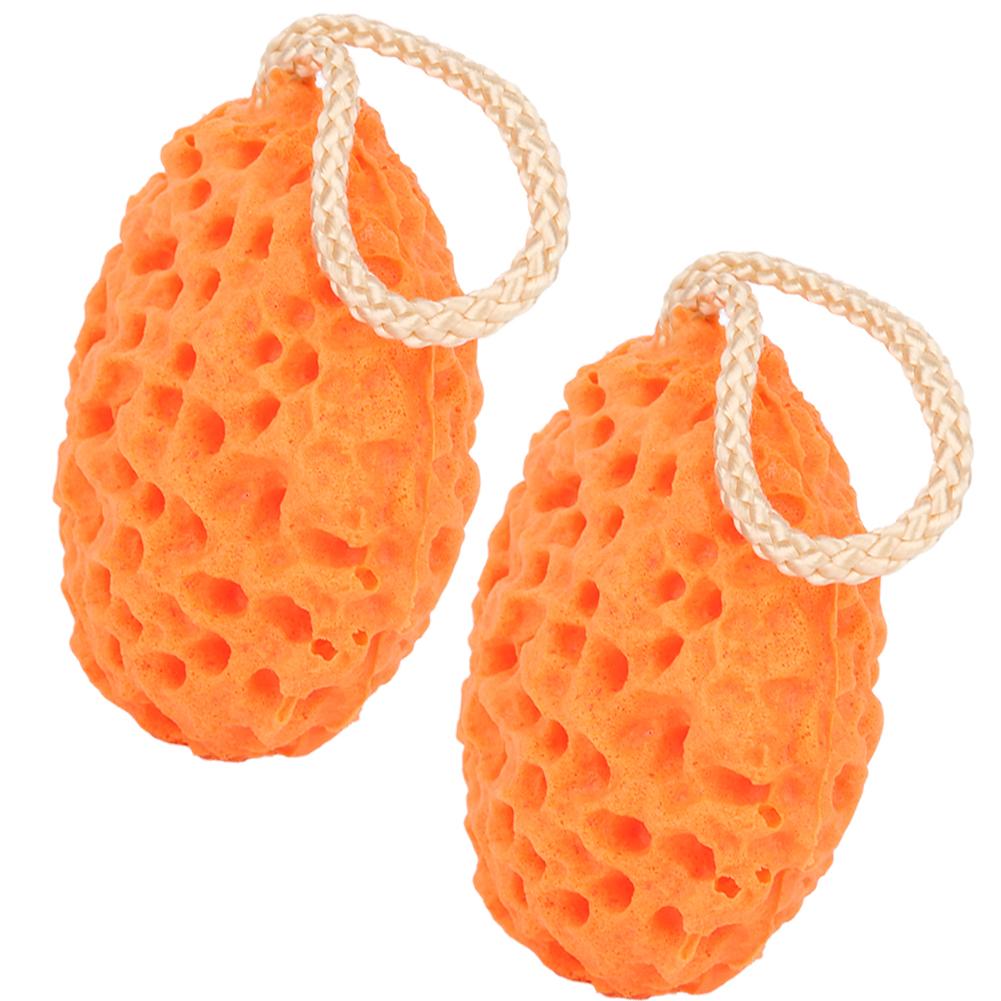 2 Pcs Baby Infant Bath Sponge Rub Body Soft Bath Scrubber Child Shower Foaming