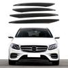 Auto-Styling Nebelscheinwerferleisten Lufteinlassgitter Abdeckung Trim ABS für Mercedes Benz W213 E-Klasse 2016- Auto-Styling
