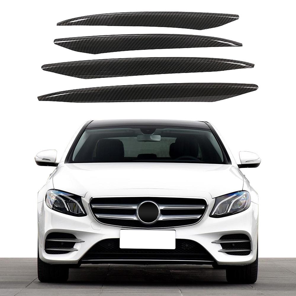 Auto-Styling Nebelscheinwerferleisten Lufteinlassgitter Abdeckung Trim ABS für Mercedes Benz W213 E-Klasse 2016- Auto-Styling