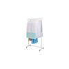 Astro Hanger Rack Cover, White x Light Green, Dehumidifying Garment Cover, Dustproof, Breathable