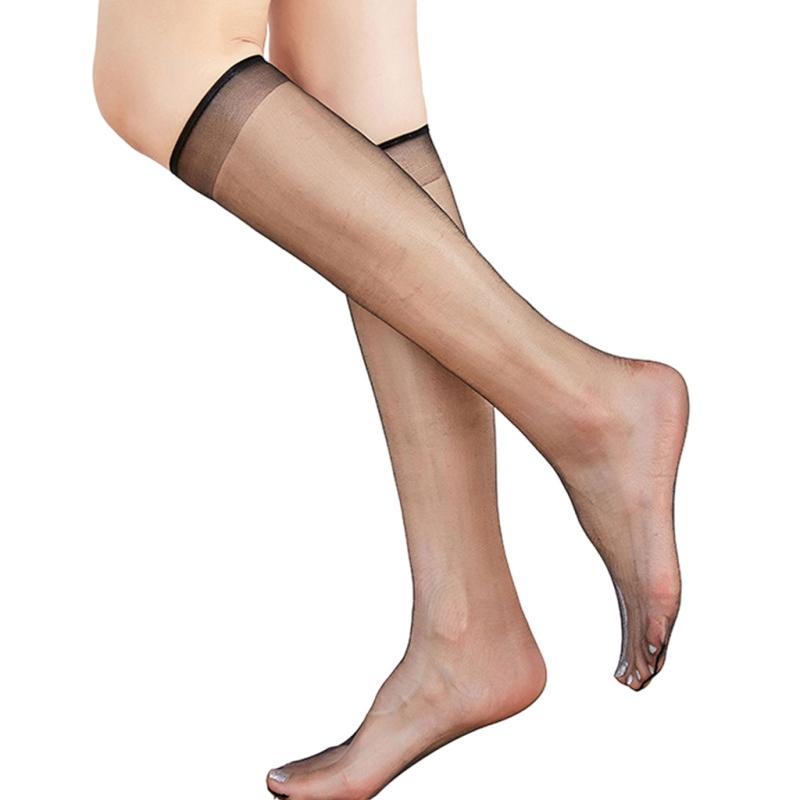 Women Stockings Summer Ultra-thin Transparent Crystal Silk Socks Stockings