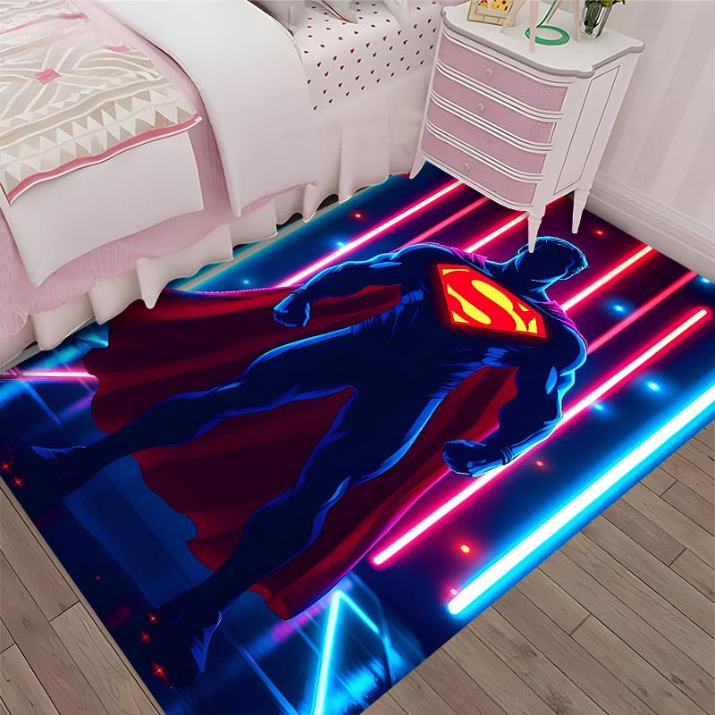 SUPERMAN Printed Carpet, Rug for Office Chair Living Room Bedroom Kitchen Room Decor Gifts.