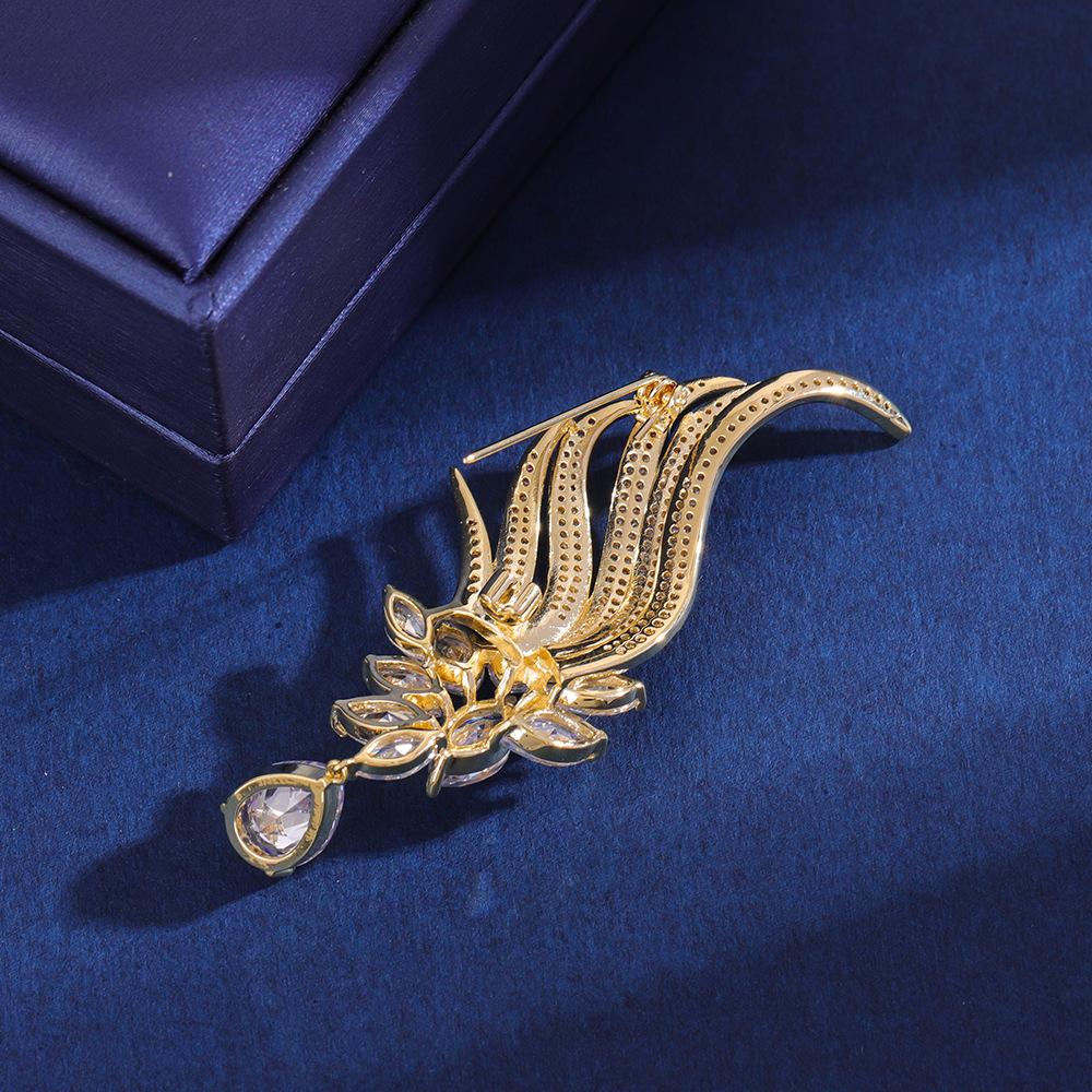 

Броши для пожилых людей, брошь в виде цветка, листа, булавки для женщин, костюм, подвеска, модные броши, ювелирные изделия золотой