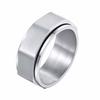 Vnox Rotatable Spinner Ring For Men Women,6/8mm Solid Glossy Matte Wedding Band,Basic Simple Casual Classic Retro Fraternal Ring