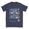 Ado Graphic Print Autumn Pure Cotton Men's and Women's T-shirt Short Sleeve Street Fashion Trend Clothing Kawaii