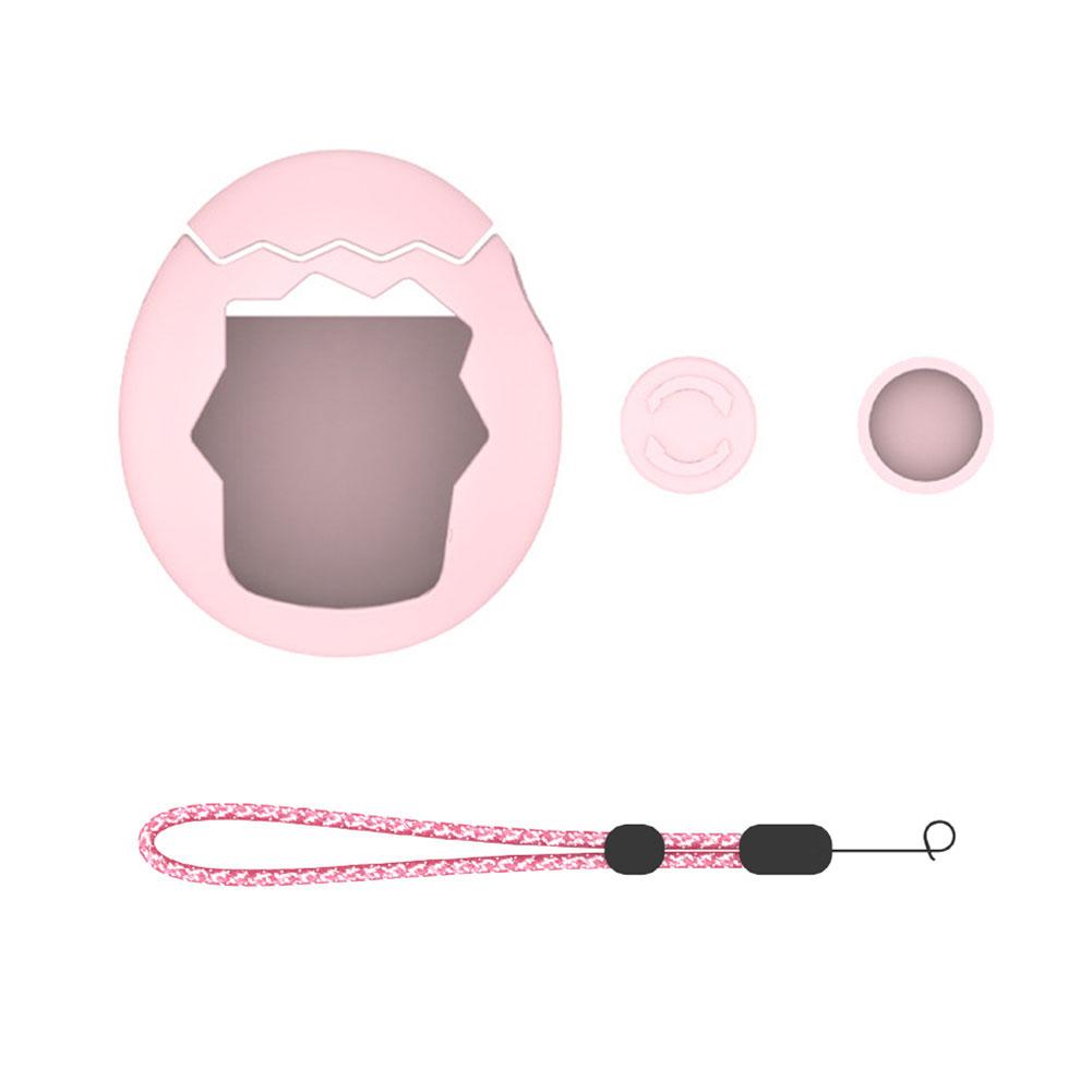 For Tamagotchi Paradise Silicone Protective Case Drop-resistant And Scratch-resistant Solid Color Shell With Anti-lost Strap