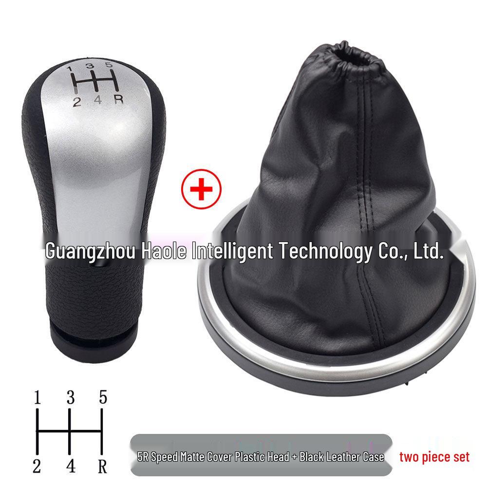 Leather Gear Shift Knob Dust Cover for Ford Fiesta 2002+