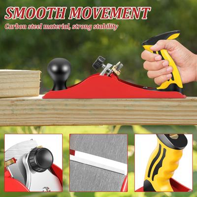 Handgefertigter Schreinerhobel Schreiner DIY Verstellbarer Handbrett-Hobel Rostfrei Und Polierhobel