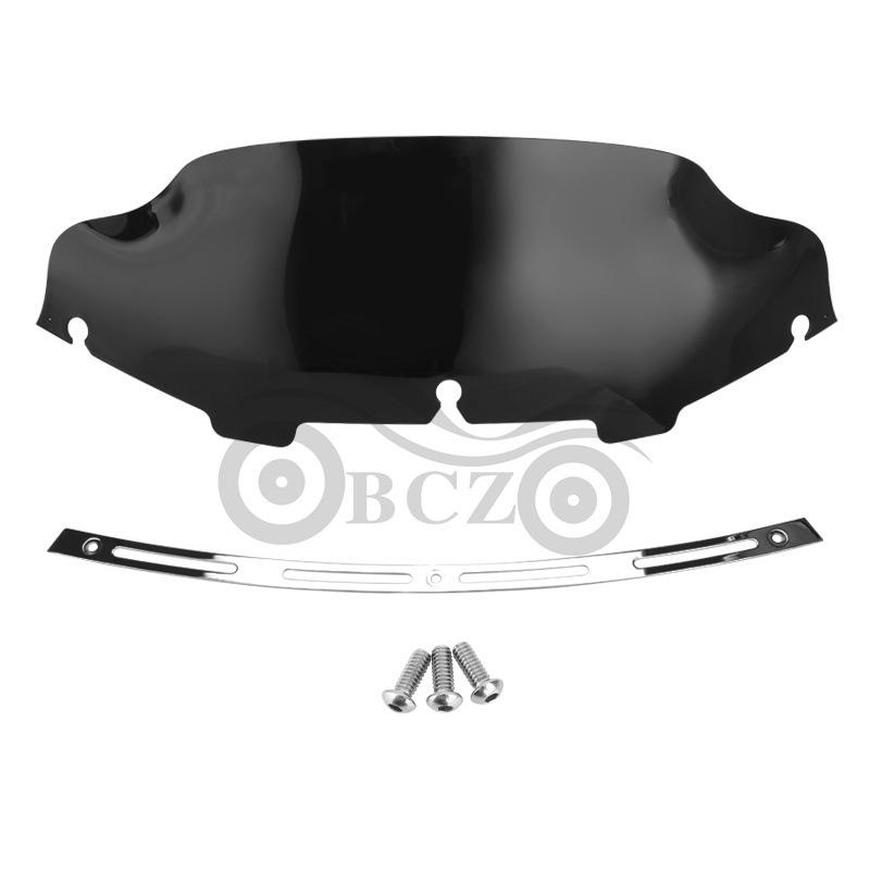 Harley Big Glide Street Glide 6 Windshield & Strip Set - Motorcycle Accessories