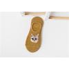 Female Spring and Summer Cotton Cute Cartoon Cat Head Anti Take Off Shallow Mouth Invisible Socks