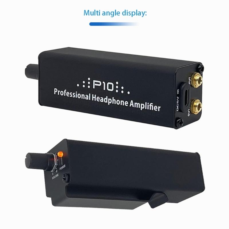 Small Headphone Amplifiers with Stereo Sound, Volumes Control And Long Batteries Life for Keyboardists and Guitarists