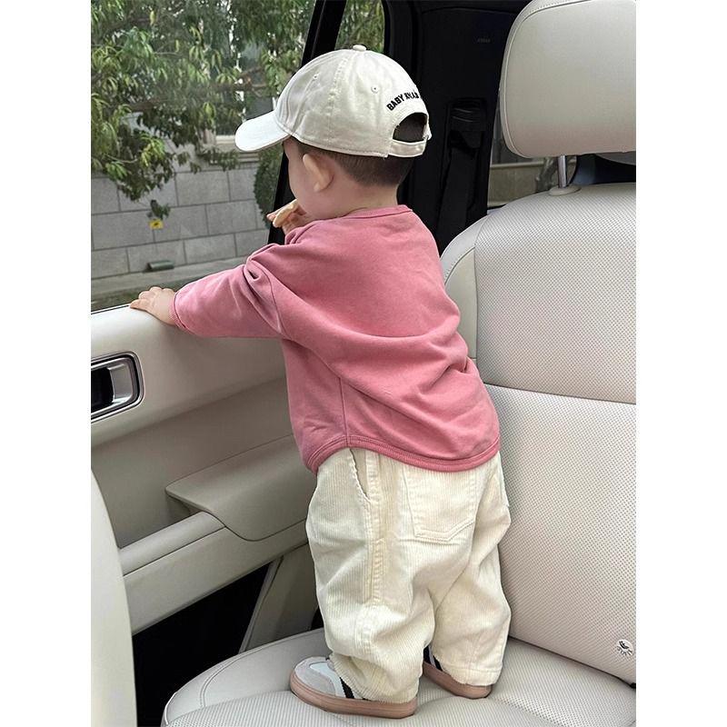 

Korean Style Autumn Outfit for 1-3 Year-Old Boys: Trendy & Fashionable Two-Piece Set, 2025 80 (70-80 cm)