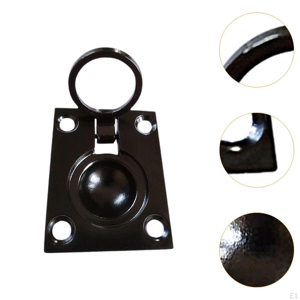 Flush Runde Pull Boot Luke Griff Elegante Saving Platz Edelstahl Einbau für