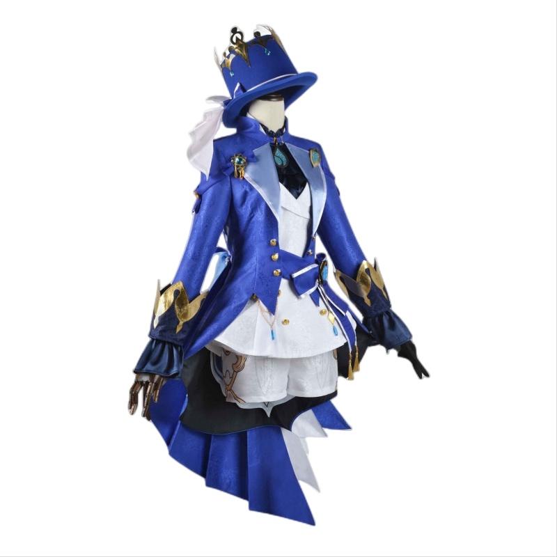 Impact Focalors Genshin Cospaly Costume Adult Party Dressing Anime Show Clothing