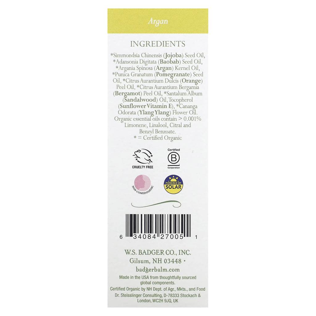Argan Face Oil, 29.5Ml(1Fl Oz)