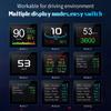 Smart HUD Display, 2.2 Inch Digital OBDII Speedometer Car Head Up Display with Displays Speed,
