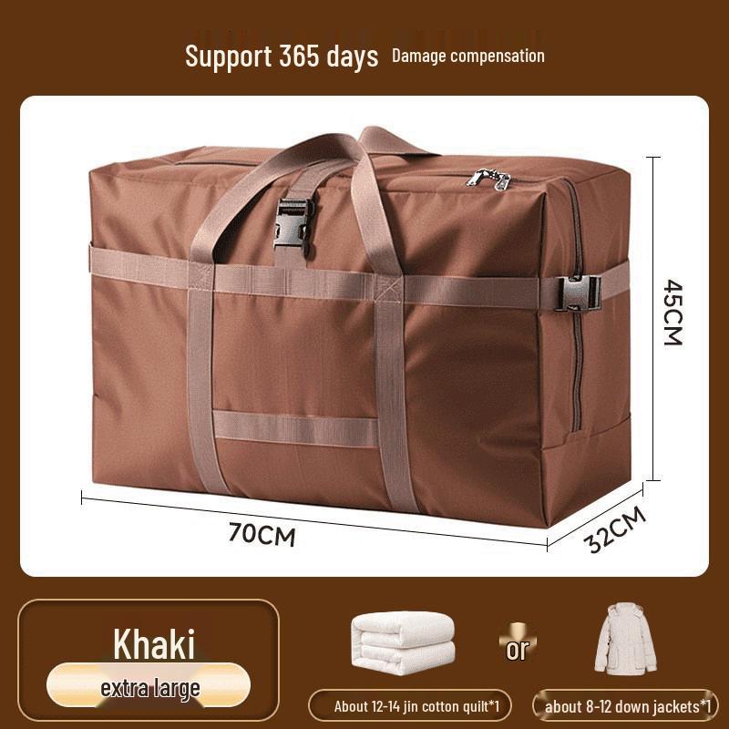 Waterproof Oxford Cloth Luggage Bag - Large Capacity for Household and Bedroom Storage