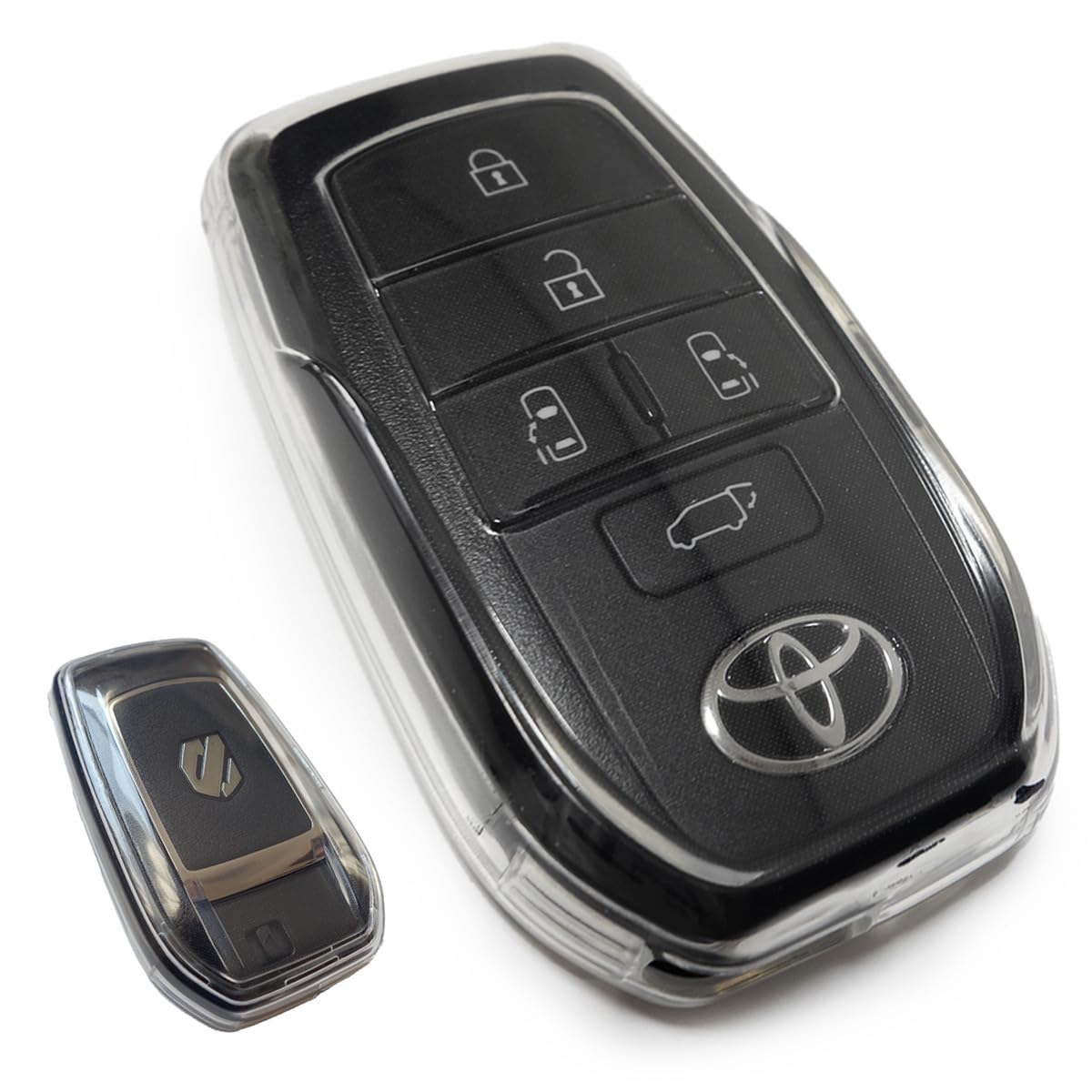 

[MKMC] Чехол для ключа, Ключ от автомобиля с функцией Smart Key, Материал ТПУ, Совместимые детали для Toyota New Prius, Alphard, Vellfire, Harrier, RAV4, Crown