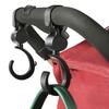 2 Stück Baby Kinderwagen Haken Kinderwagen Zubehör Säuglingsclips für Kinderwagen Zubehör für Tasche Becher Flasche