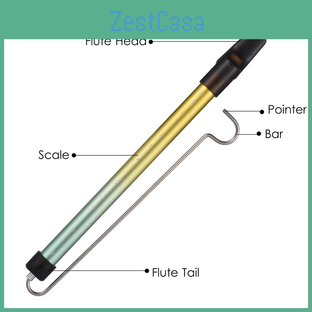 Metal Scale Sliding Slide Whistle Flute With Steel Sliding Rod Musical Instrument Toy For Children