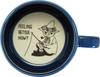 Moomin Mug, Approx. 300ml, Snufkin Message, Blue, for Coffee and Tea, Made In Japan, Mm7603-11