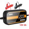 Chargeur de Batterie de Voiture 12V 2A Portable avec Affichage Numérique Charge Rapide Accessoires de Voiture Outil de Réparation d'Impulsion pour Moto Camion Auto