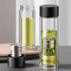Sealed Glass Water Bottle Double Wall Magnetic Glass Tumbler Multiple Uses Glass Tea Cup  Car Cup