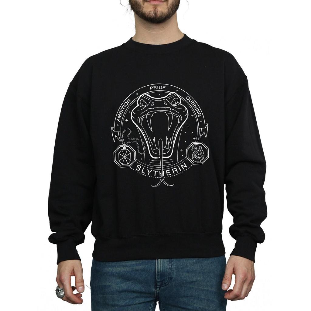 HARRY POTTER Mens Slytherin Sweatshirt