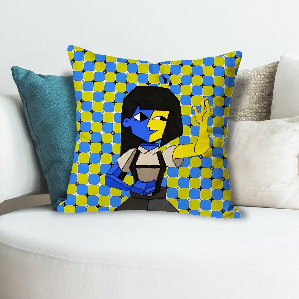 JJoel GGuerra Ena Anime Berühmtheit Merchandise AllMatch Bedruckte Kissenhülle Sofa Auto Büro Zimmer Dekoration Schutz