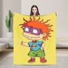 Cartoon R-Rugrats Printed Blanket For Men Women Cozy Soft Throw Blankets for Bed 50x60 Inches Multi-size