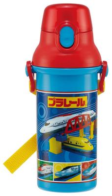 Skater Garrafa de Água de Plástico Antibacteriano 480ml Plarail 21 Fabricado no Japão Infantil Ag+ PSB5SANAG-A