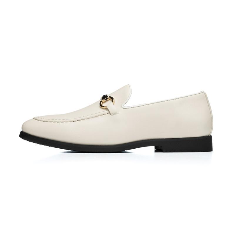 Nové luxusní značkové pánské špičaté společenské formální boty na navlékání, pánské ležérní mokasíny, svatební obuv, obuv na oslavu návratu domů