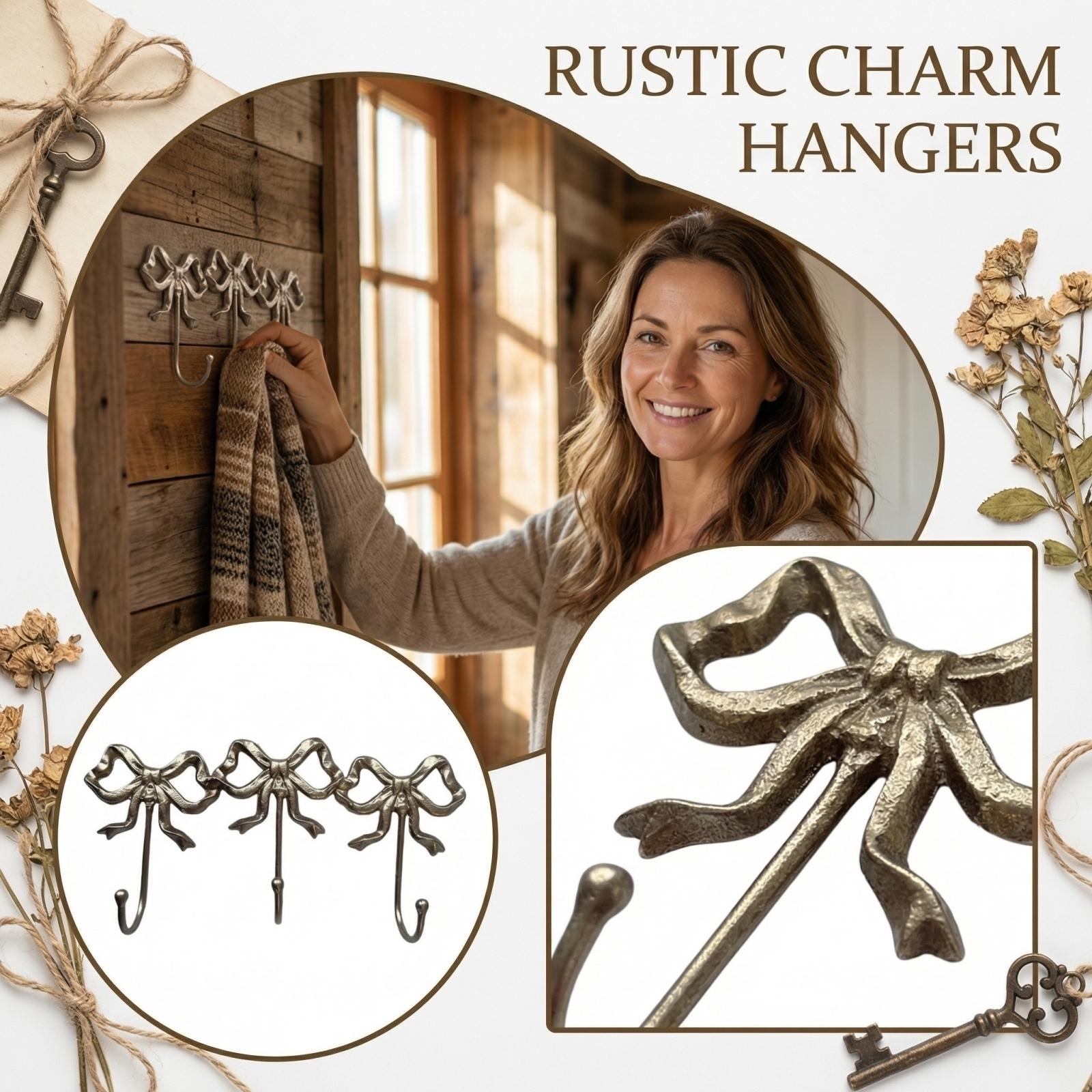 Крючок настенный декоративный из кованого железа one size