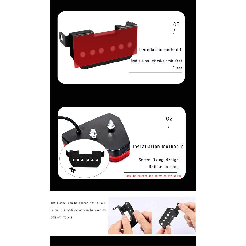 New 12V Red Car Rear Lower Bumper Flashing LED Light Tail Third Brake Lamp Universal