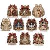 Indoor Winter Holiday Decorations Christmas Faux Diamond Painting Tabletop Ornaments, Beginner-Friendly DIY Acrylic Rhinestone Art Decor Craft
