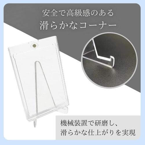 6-Piece Clear Card Stand, Easy to Use, Holds Cards, Card Holders, Racks, and Organizers for Photos, Wallets, CDs, Business Cards, Badges, and More