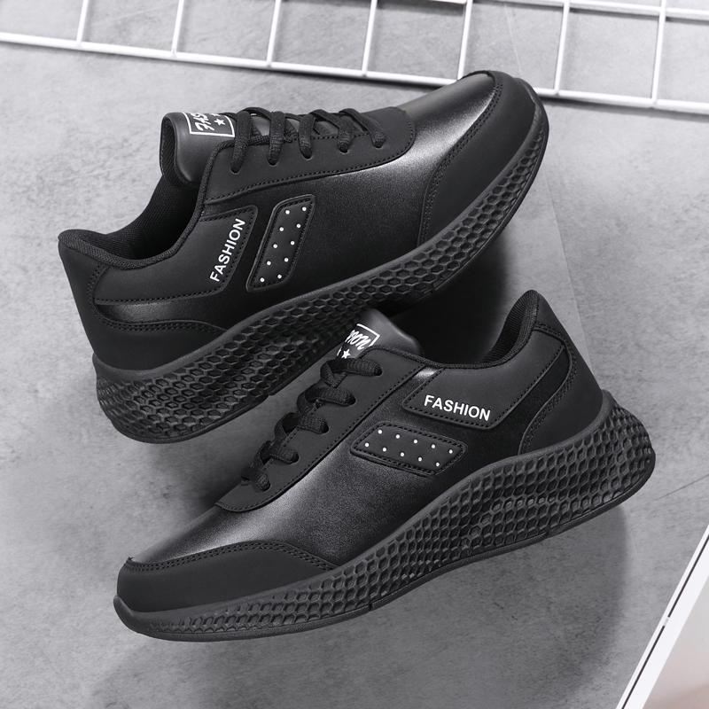 Fashion 202 Womens Sneakers Casual Sneakers Lace Up Flats Lightweight Comfortable Black Anti Slip Running Shoes Outdoor Sports