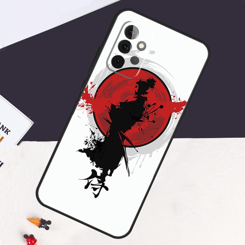 Japanese Bushido Samurai Case For Samsung Galaxy A53 A15 A22 A52 A32 A54 A14 A16 A26 A36 A56 A55 A35 A05 A06 A33 A13