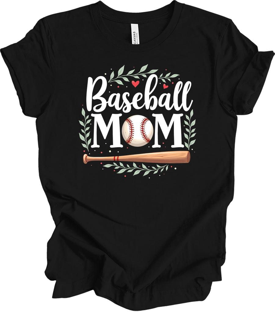 Trendy Baseball Mom Sports Mom Gift, Baseball Mama Life T-shirt