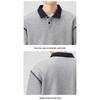 Mao Ren Men's Casual Long Sleeve Polo Shirt